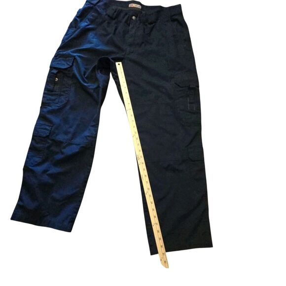5.11 Tactical Outdoor Pants 40x32 Navy Cargo Blue Hiking Camping Gorp Core - Picture 9 of 10